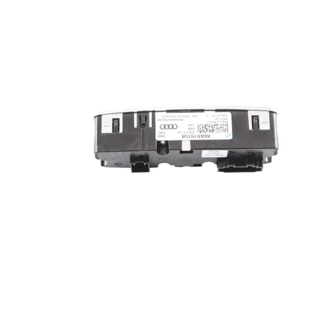 Audi Q5 FY Panneau De Commande De Climatisation Arrière 8W0919158 - SKU 80A919158 - Numéro de pièce 80A919158
