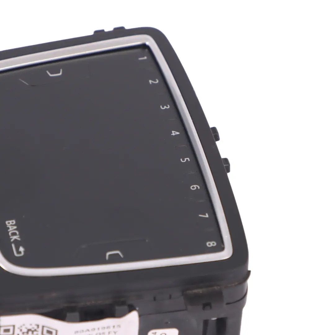 Control Panel Multimedia Radio Sat Nav Switch Unit to Audi Q5 FY with Part number 80A919615 Audi Q5 FY Control Panel Multimedia Radio Sat Nav Switch Unit - SKU 80A919615 - Part number 80A919615