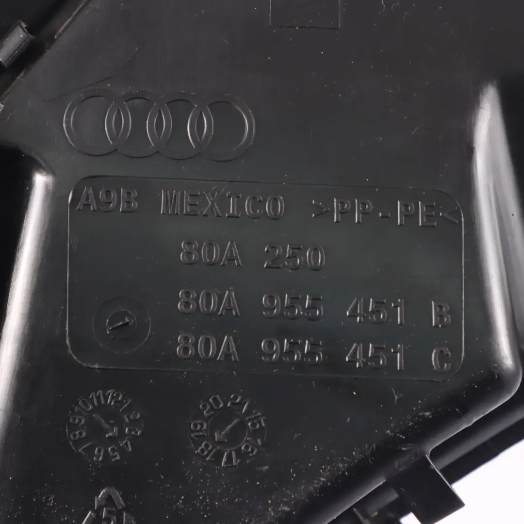 Audi Q5 FY Lave-glace bouteille tuyau tuyau bouchon réservoir d'eau - SKU 80A955453C - Numéro de pièce 80A955453C