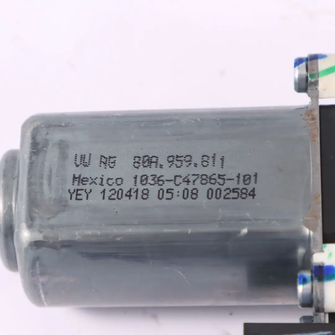 Audi A3 8P lève vitre de porte moteur arrière droit - SKU 80A959811 - Numéro de pièce 80A959811