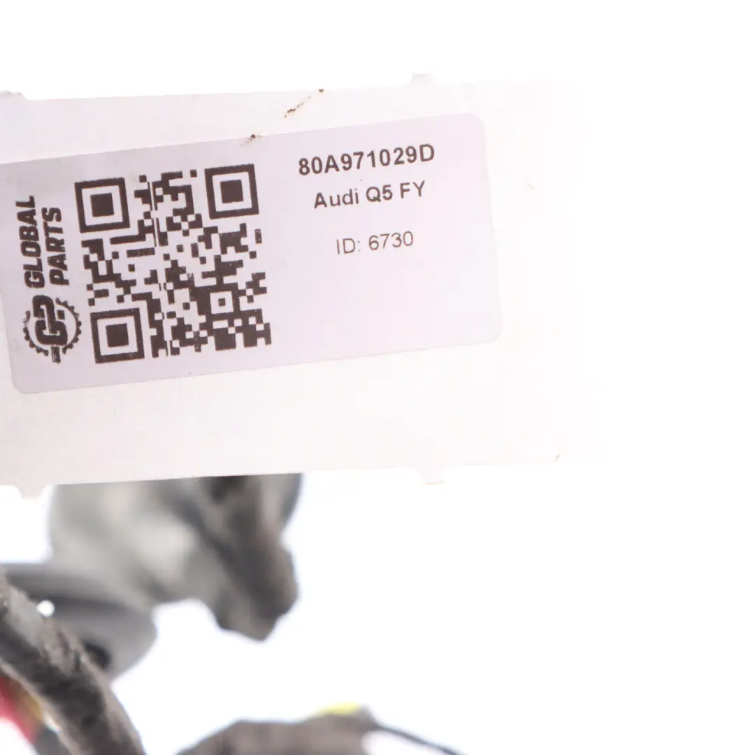 Front Driver Side Door Wiring Harness Cable Loom to Audi Q5 FY with Part number 80A971029D Audi Q5 FY Front Driver Side Door Wiring Harness Cable Loom - SKU 80A971029D - Part number 80A971029D