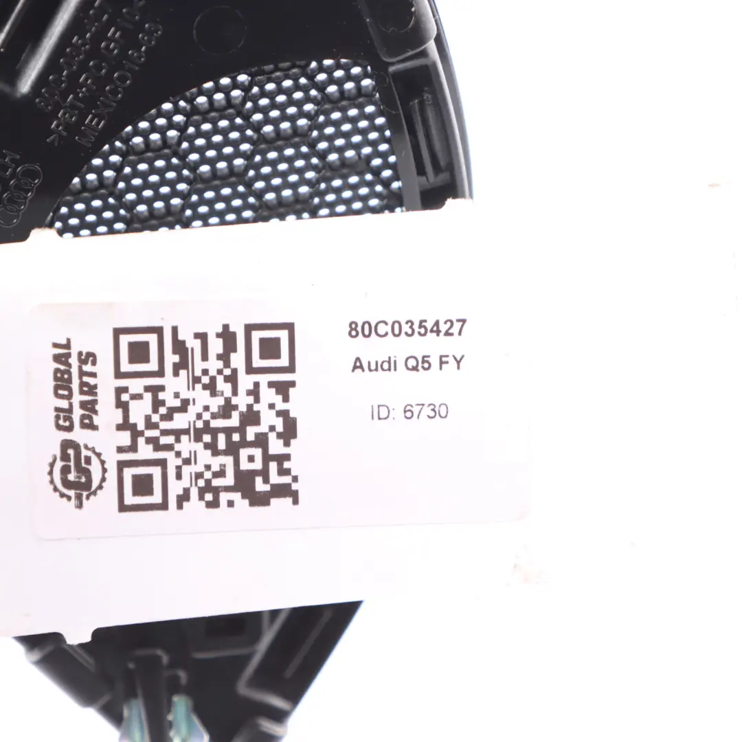 Dashboard Speaker Cover Trim Panel Front Left N/S to Audi Q5 FY with Part number 80C035427 Audi Q5 FY Dashboard Speaker Cover Trim Panel Front Left N/S - SKU RHD-80C035427 - Part number 80C035427