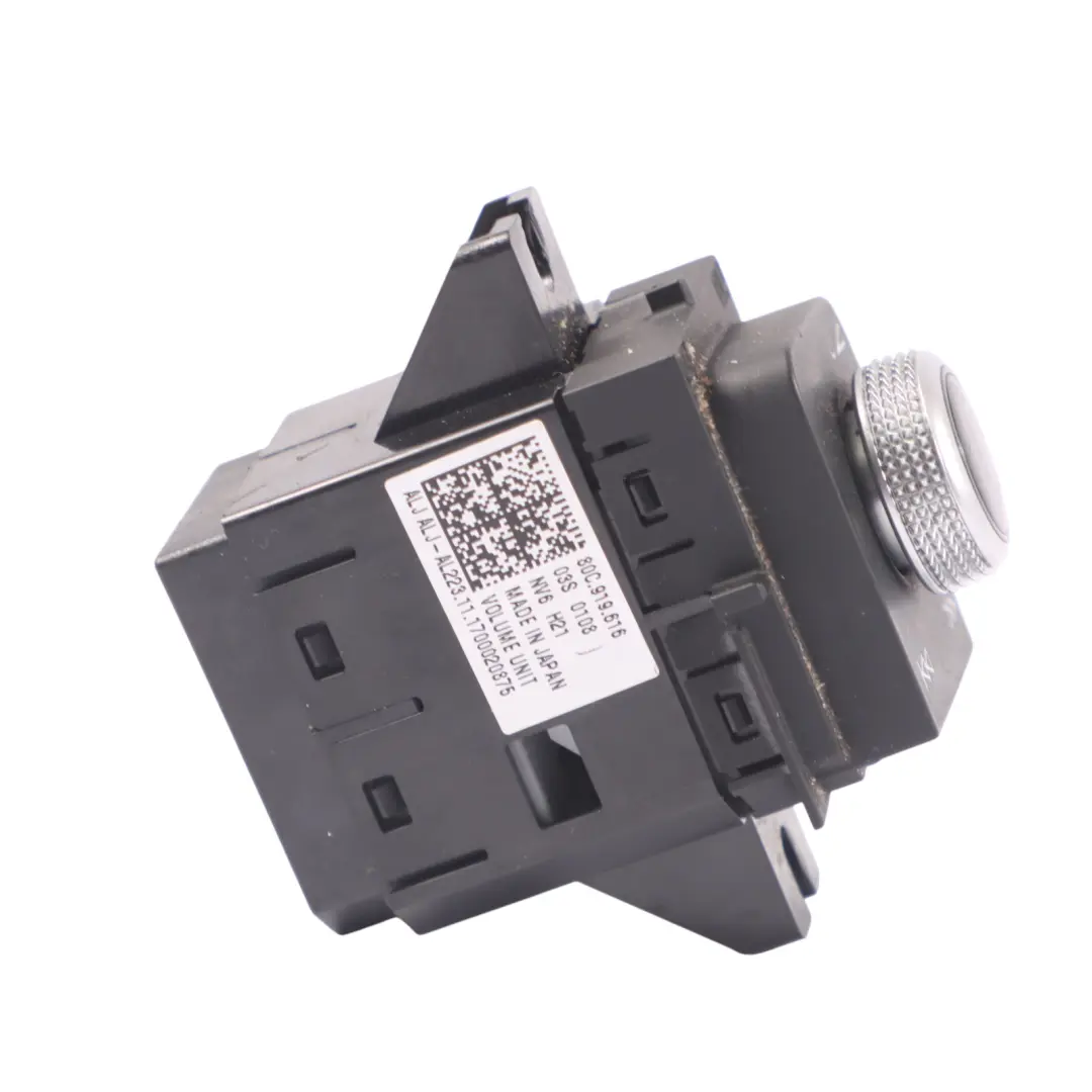 Multimedia Volume Control Button Switch Knob Head Unit to Audi Q5 FY with Part number 80C919616 Audi Q5 FY Multimedia Volume Control Button Switch Knob Head Unit - SKU 80C919616 - Part number 80C919616