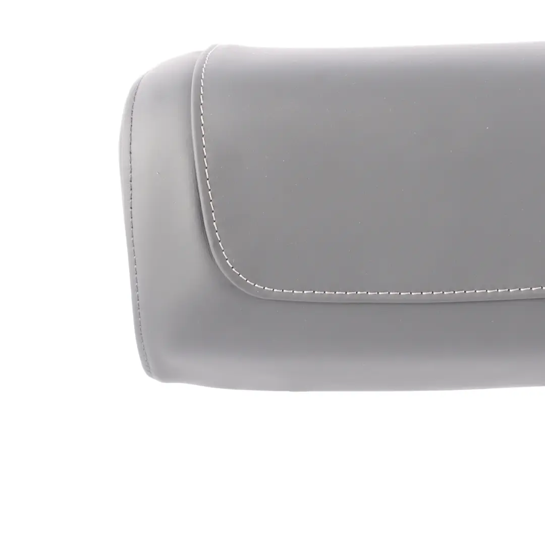 Audi A3 S3 8Y Headrest Head Rest Rear Centre Black Leather Grey Stitichng - SKU 81A885973AA - Part number 81A885973AA