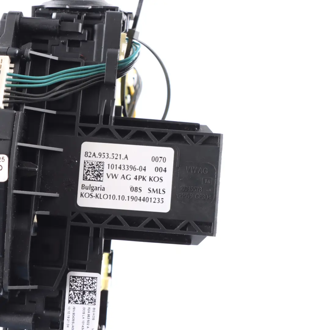 Audi A3 8V Interruptor columna dirección palanca limpiaparabrisas - SKU 82A953521A - Número de pieza 82A953521A