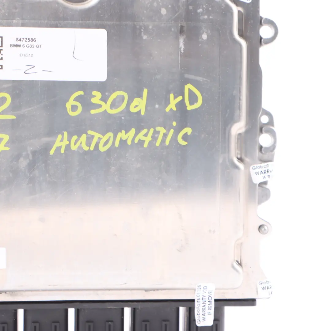 530dX 630dX 3.0 B57 Diesel Engine ECU Automatic to BMW G30 G31 G32 with Part number 8472586 BMW G30 G31 G32 530dX 630dX 3.0 B57 Diesel Engine ECU Automatic - SKU 8472586 - Part number 8472586