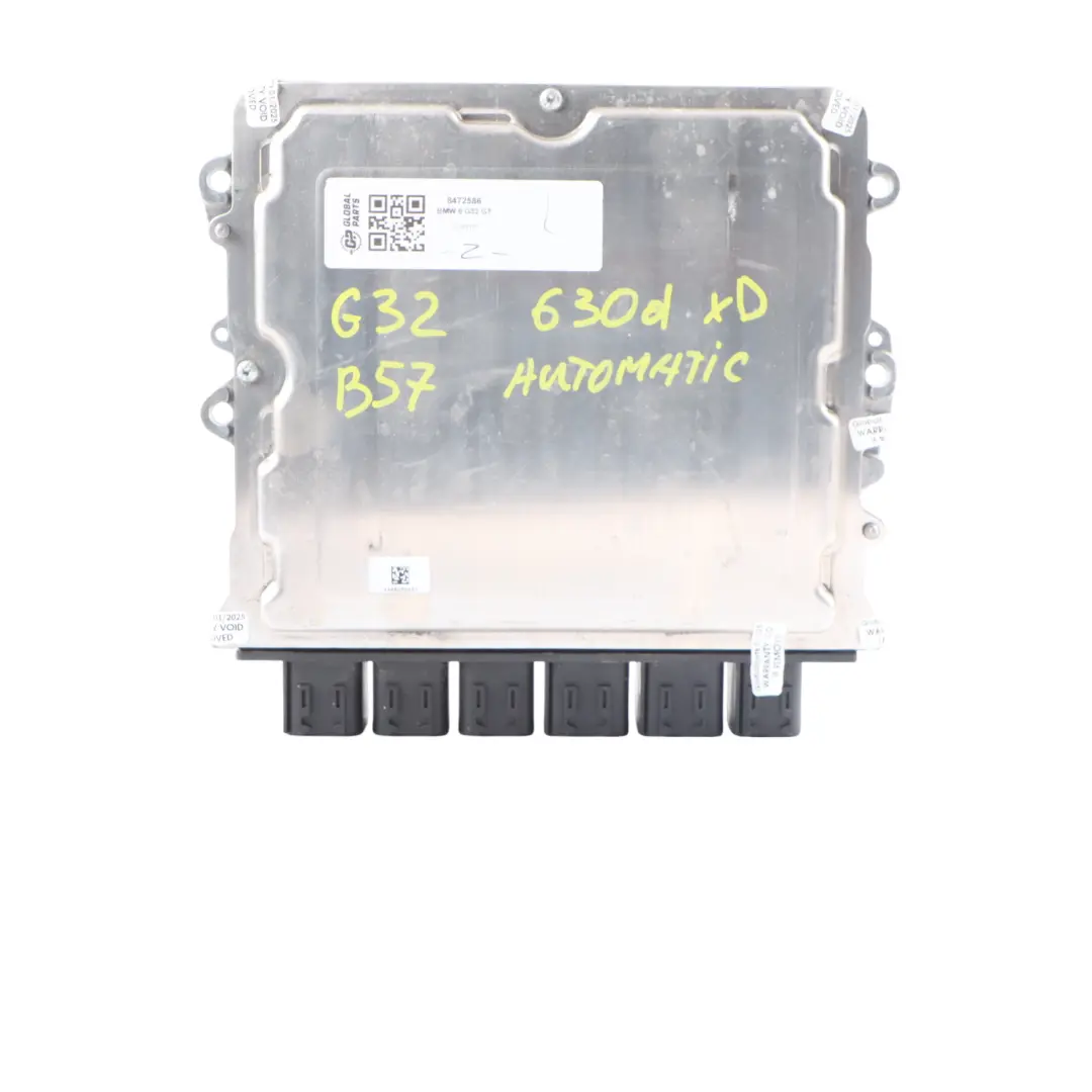 530dX 630dX 3.0 B57 Diesel Engine ECU Automatic to BMW G30 G31 G32 with Part number 8472586 BMW G30 G31 G32 530dX 630dX 3.0 B57 Diesel Engine ECU Automatic - SKU 8472586 - Part number 8472586