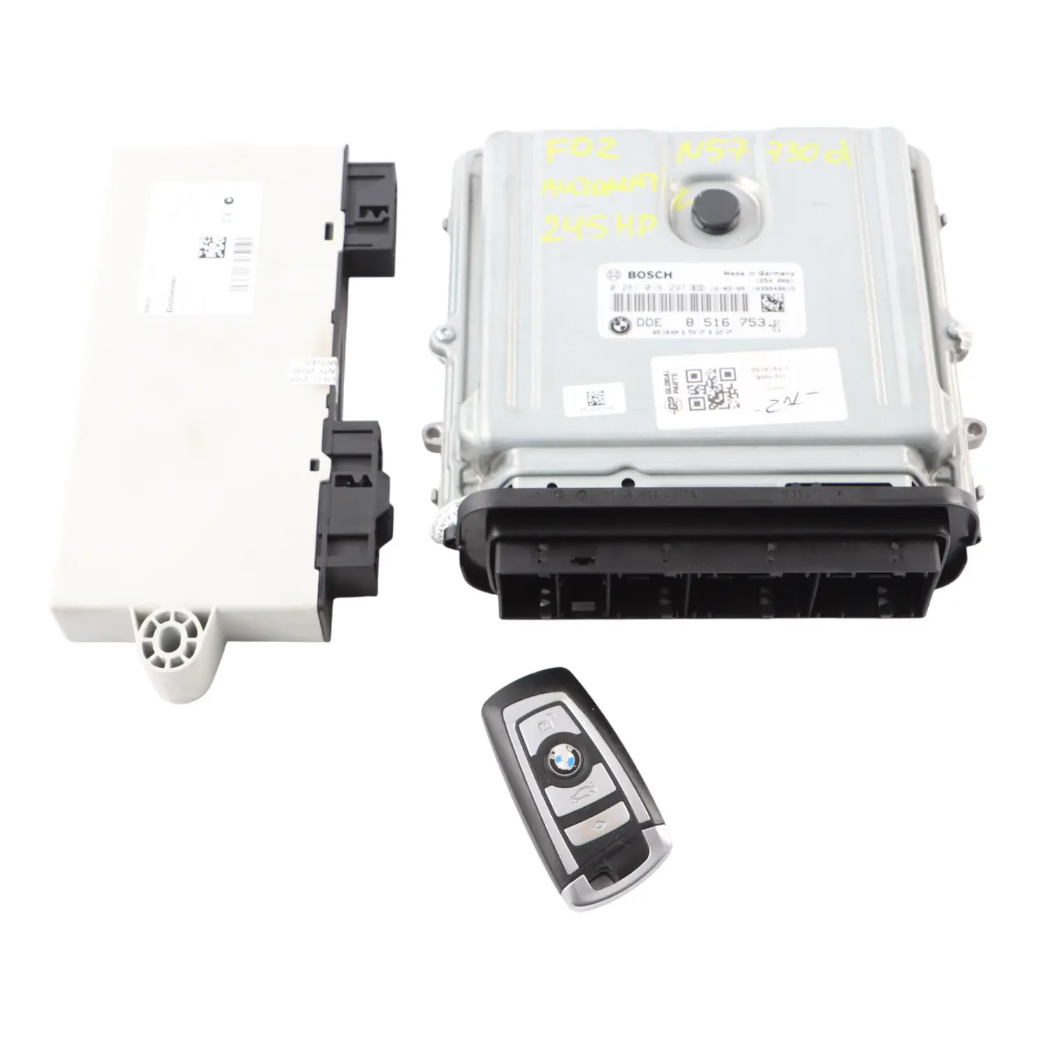 BMW F01 730d F07 530d N57 245HP Motore Unità ECU Kit DDE 8516753 Automatico