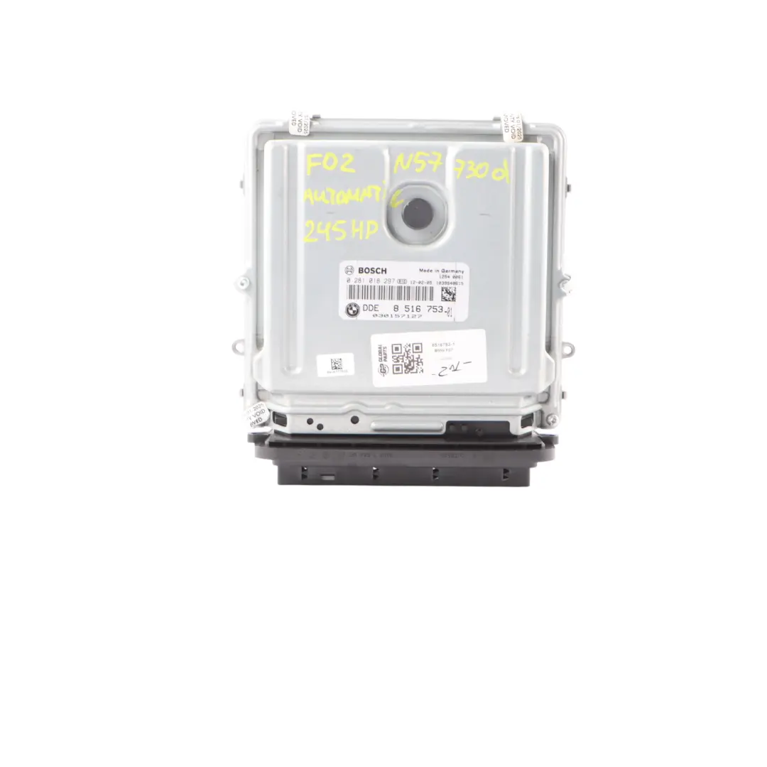 N57 245HP Engine Unit ECU Kit DDE Automatic to BMW F01 730d F07 530d with Part number 8516753 BMW F01 730d F07 530d N57 245HP Engine Unit ECU Kit DDE Automatic - SKU 8516753-1 - Part number 8516753