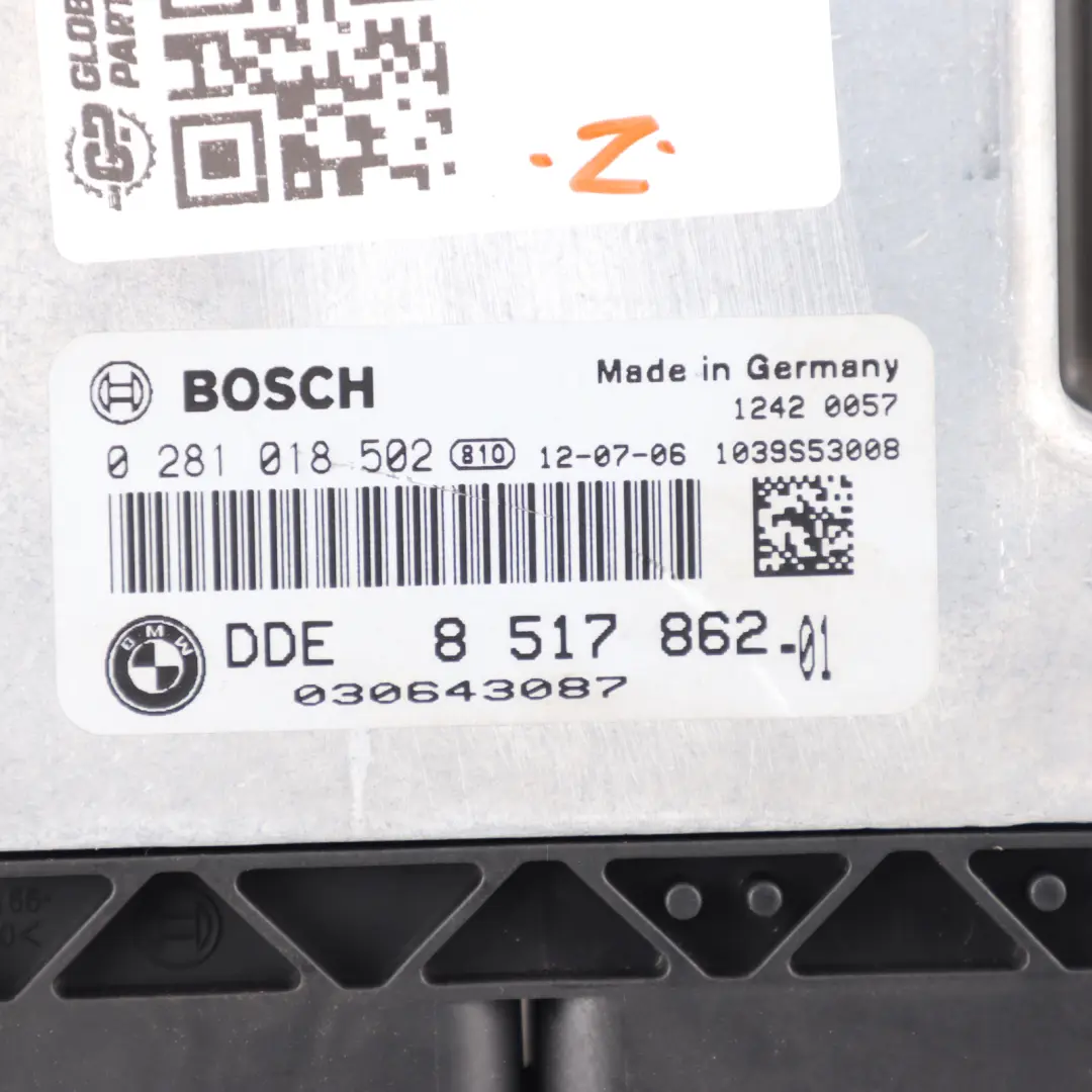 BMW X3 F25 20dX Diesel N47N 184HP Engine Module ECU Kit DDE CAS4 + Key - SKU 8517862-9 - Part number 8517862