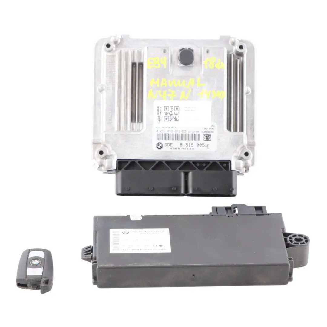 BMW X1 E84 18dX Zestaw Sterownika Silnika DDE N47N Klucz CAS3 - SKU 8519005-1 - Numer Części 8519005
