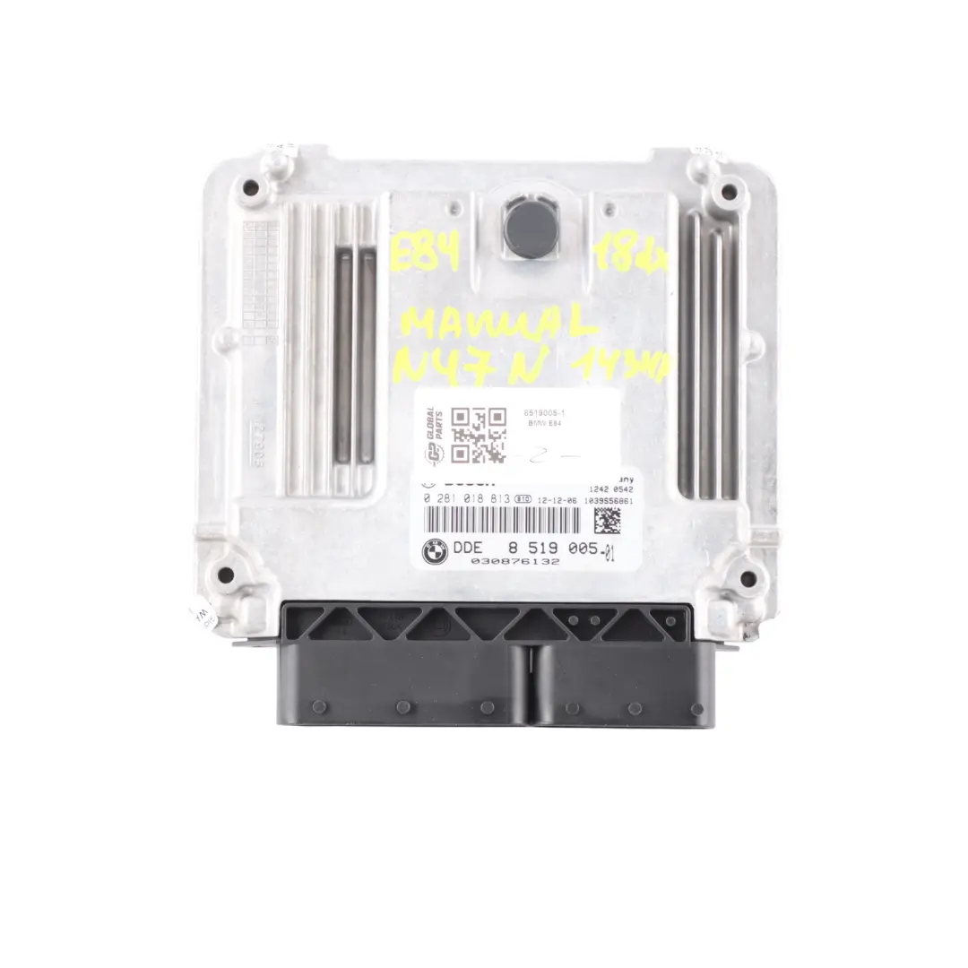 BMW X1 E84 18dX Diesel N47N Engine Control Unit ECU Kit DDE CAS3 Key - SKU 8519005-1 - Part number 8519005