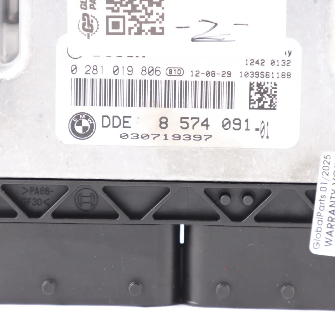 BMW F10 F11 520D N47N 184HP Komputer Silnika ECU DDE Automat - SKU 8574091 - Numer Części 8574091