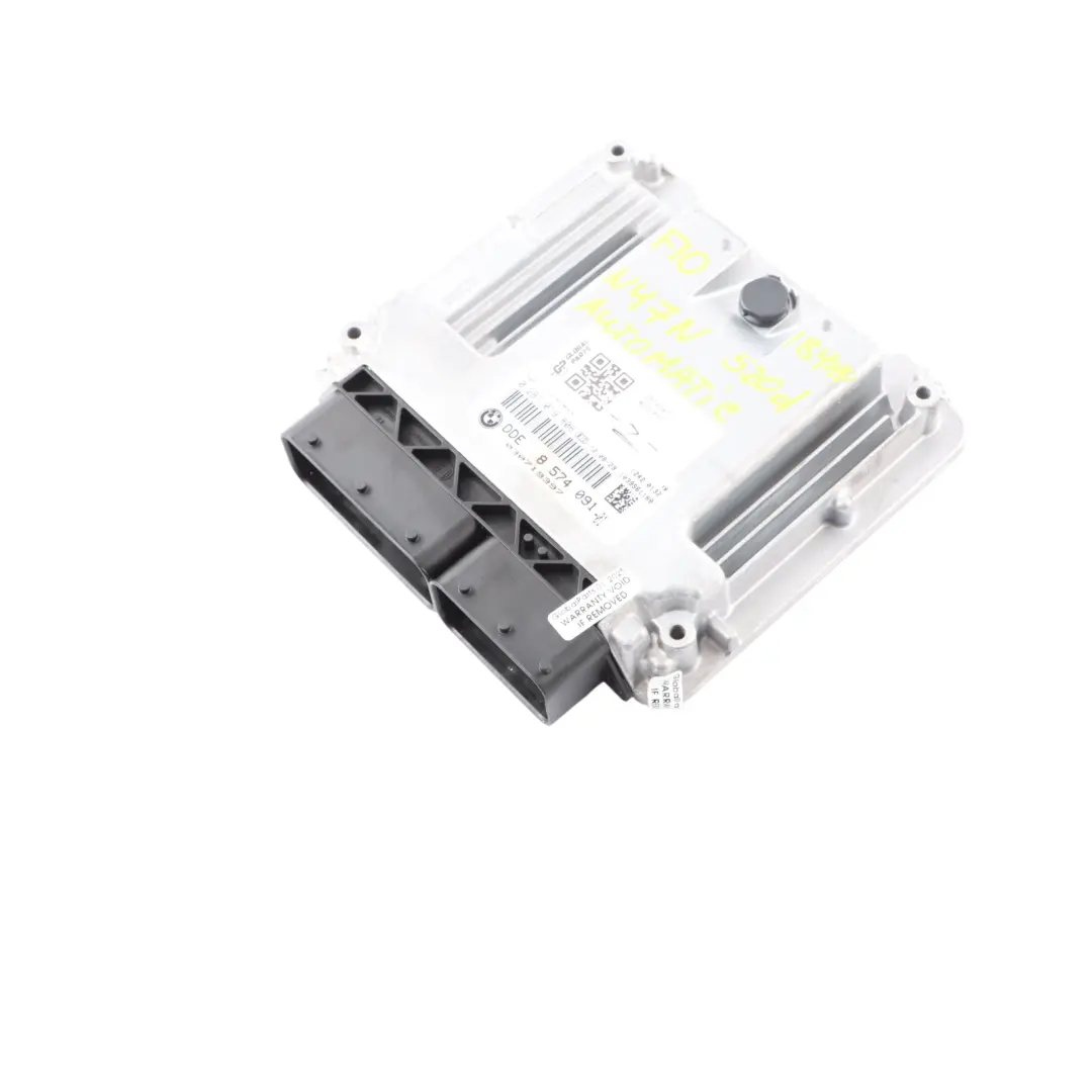 BMW F10 F11 520d N47N 184HP Engine Control Unit ECU DDE Automatic - SKU 8574091 - Part number 8574091