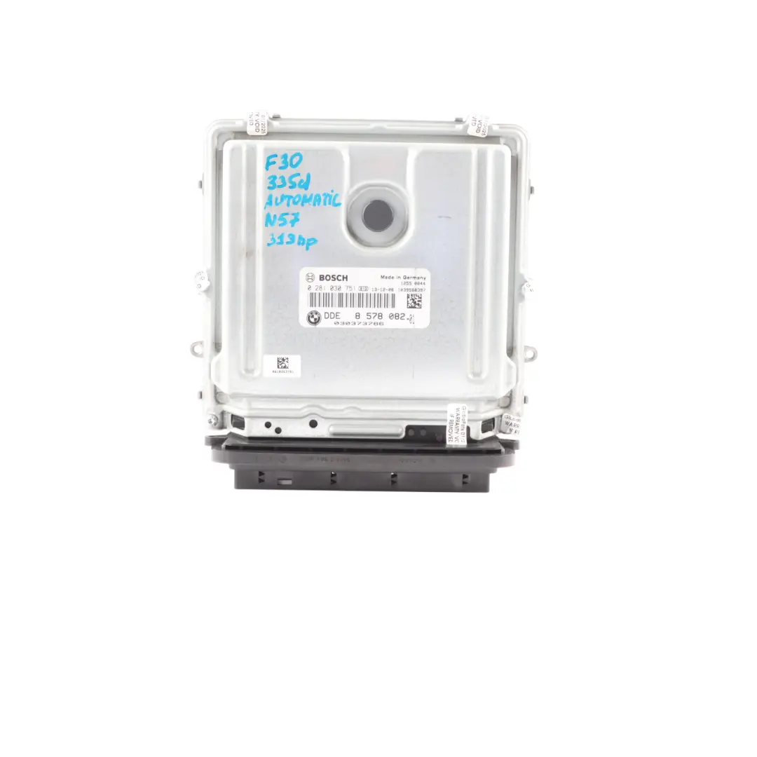 BMW F30 335d F32 F36 435d N57 313HP Engine Unit ECU Kit DDE Key FEM - SKU 8578082-2 - Part number 8578082