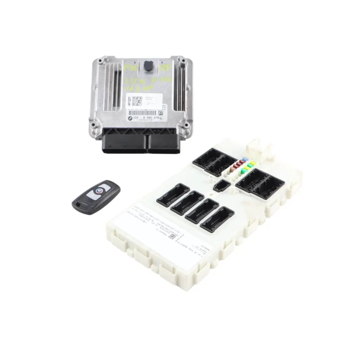N47N 163HP Engine ECU DDE Kit FEM + Key Automatic BMW F30 320d ed - SKU 8582279-6 - Part number 8582279