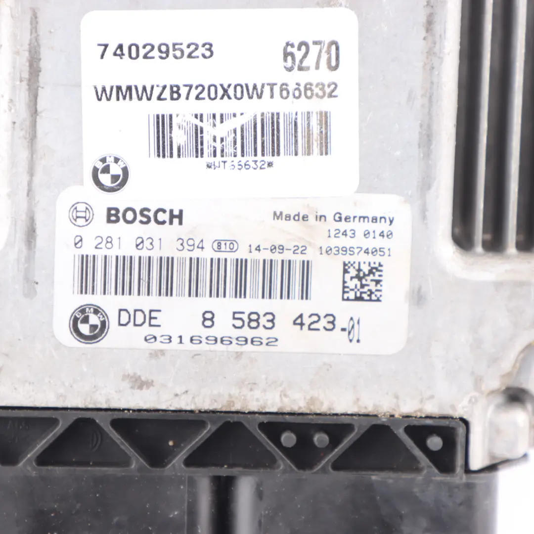 N47N 143HP Engine Control Unit ECU DDE Automatic to Mini R60 Cooper SD with Part number 8583423 Mini R60 Cooper SD N47N 143HP Engine Control Unit ECU DDE Automatic - SKU 8583423-8 - Part number 8583423