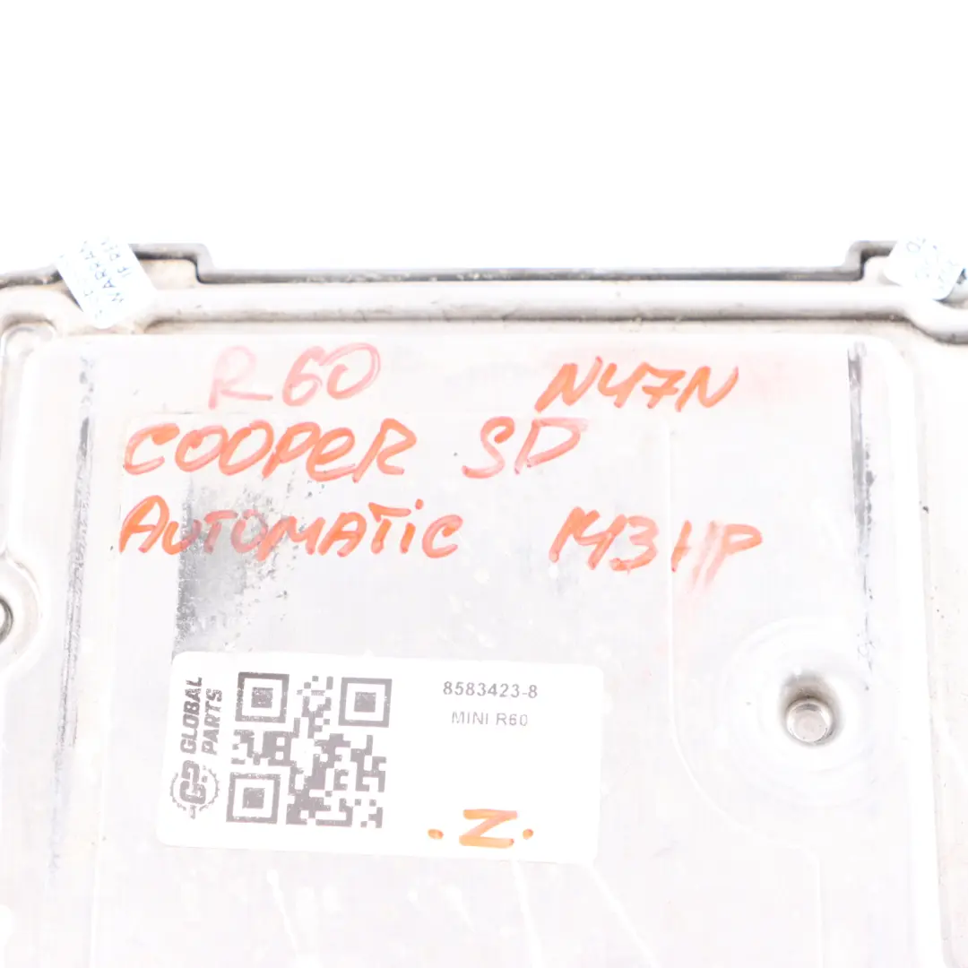 N47N 143HP Engine Control Unit ECU DDE Automatic to Mini R60 Cooper SD with Part number 8583423 Mini R60 Cooper SD N47N 143HP Engine Control Unit ECU DDE Automatic - SKU 8583423-8 - Part number 8583423