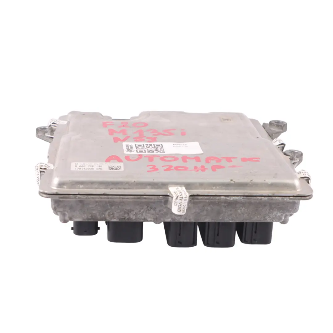 N55 Unidad Control Motor ECU Automático para BMW F20 F21 M135i F30 F31 335i con número de pieza 8606776 BMW F20 F21 M135i F30 F31 335i N55 Unidad Control Motor ECU Automático - SKU 8606776 - Número de pieza 8606776