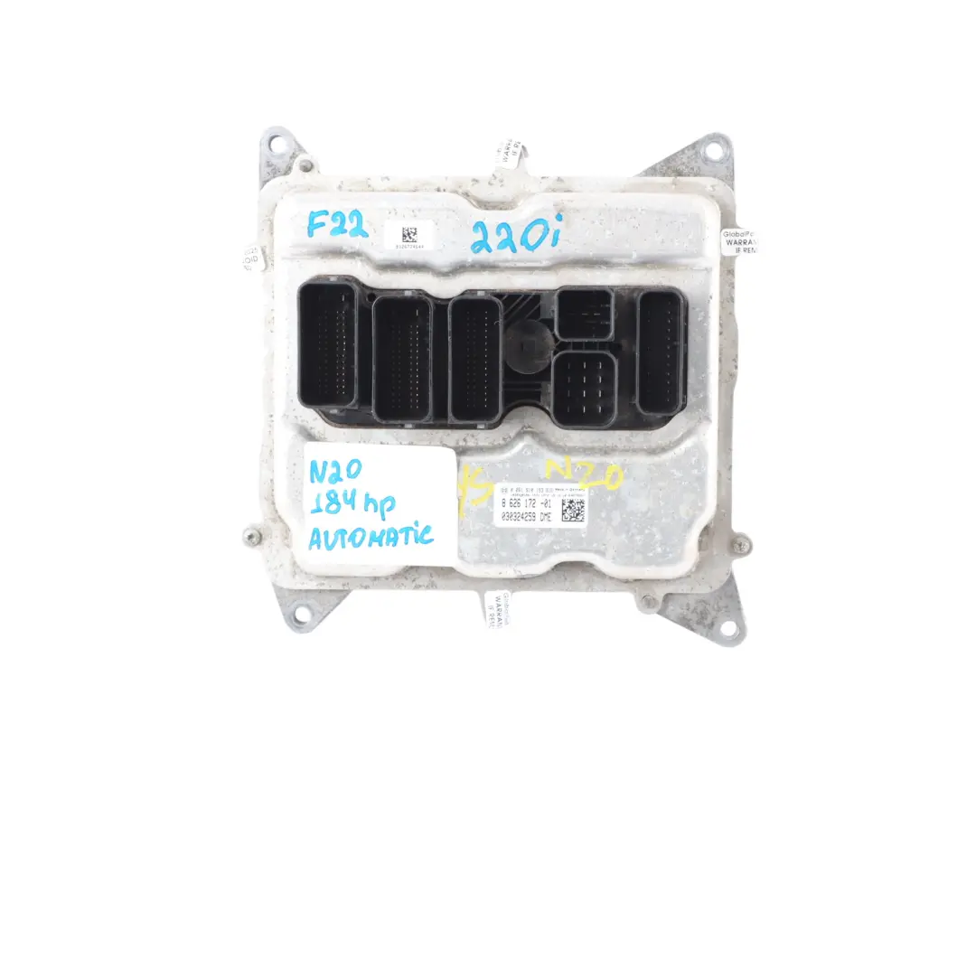 N20 184HP Engine ECU DDE Kit FEM + Key Automatic to BMW F22 220i F30 320i with Part number 8626172 BMW F22 220i F30 320i N20 184HP Engine ECU DDE Kit FEM + Key Automatic - SKU 8626172-4 - Part number 8626172
