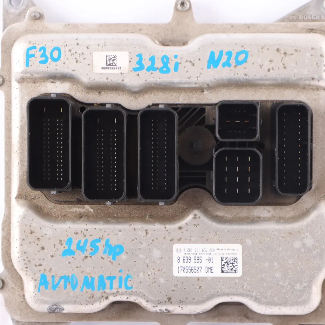 N20 245HP Engine Unit ECU Kit DME Key + FEM to BMW F30 328i F32 428i with Part number 8639595 BMW F30 328i F32 428i N20 245HP Engine Unit ECU Kit DME Key + FEM - SKU 8639595-4 - Part number 8639595
