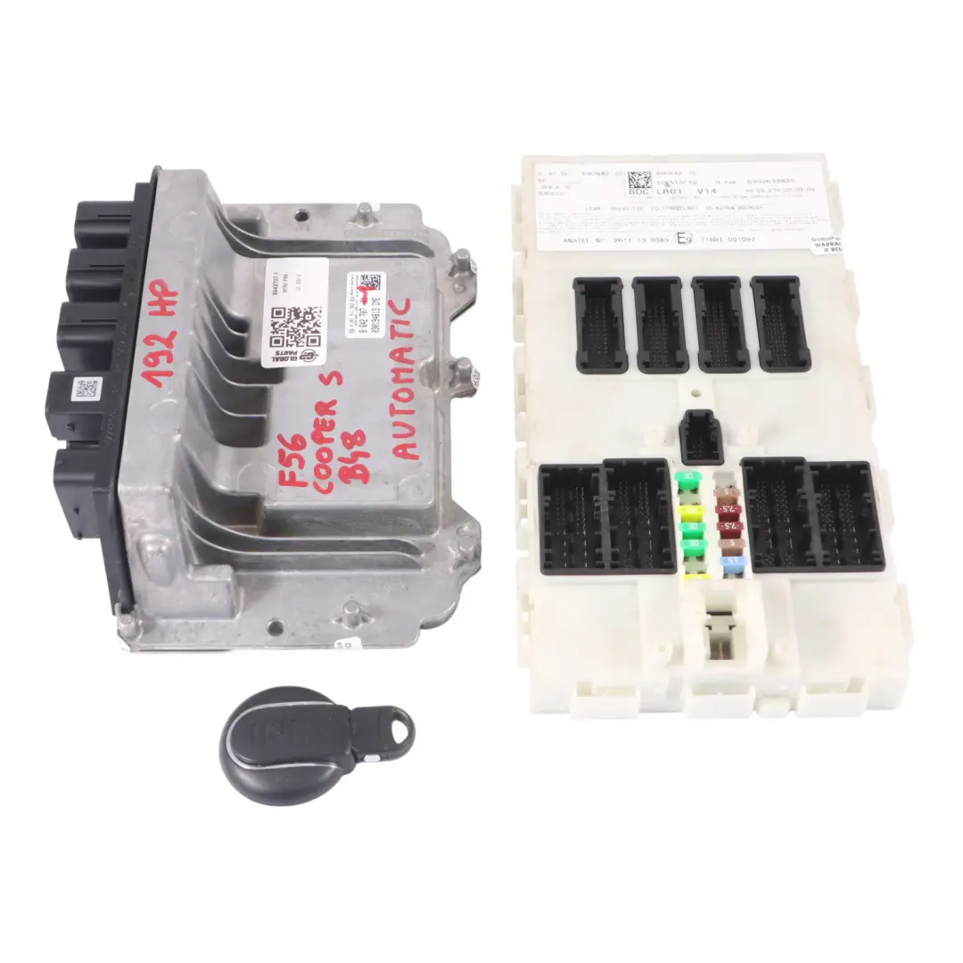 ECU DME Kit BDC + Key Automatic to Mini Cooper S F56 B48 192 HP Engine with Part number 8642707 Mini Cooper S F56 B48 192 HP Engine ECU DME Kit BDC + Key Automatic - SKU 8642707-1 - Part number 8642707