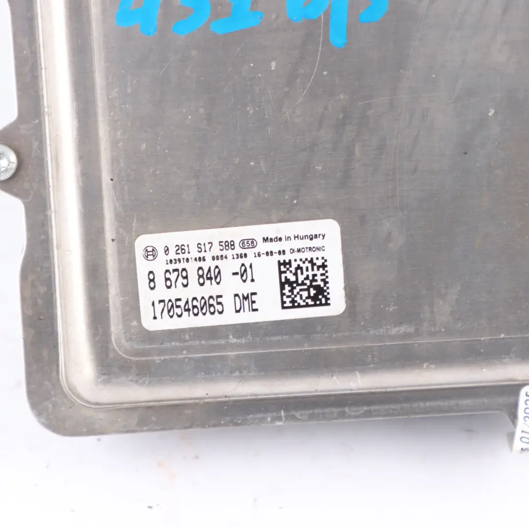 BMW F82 M4 S55 431HP Engine Control Unit ECU Kit FEM + Key Drivelogic - SKU 8679840-1 - Part number 8679840