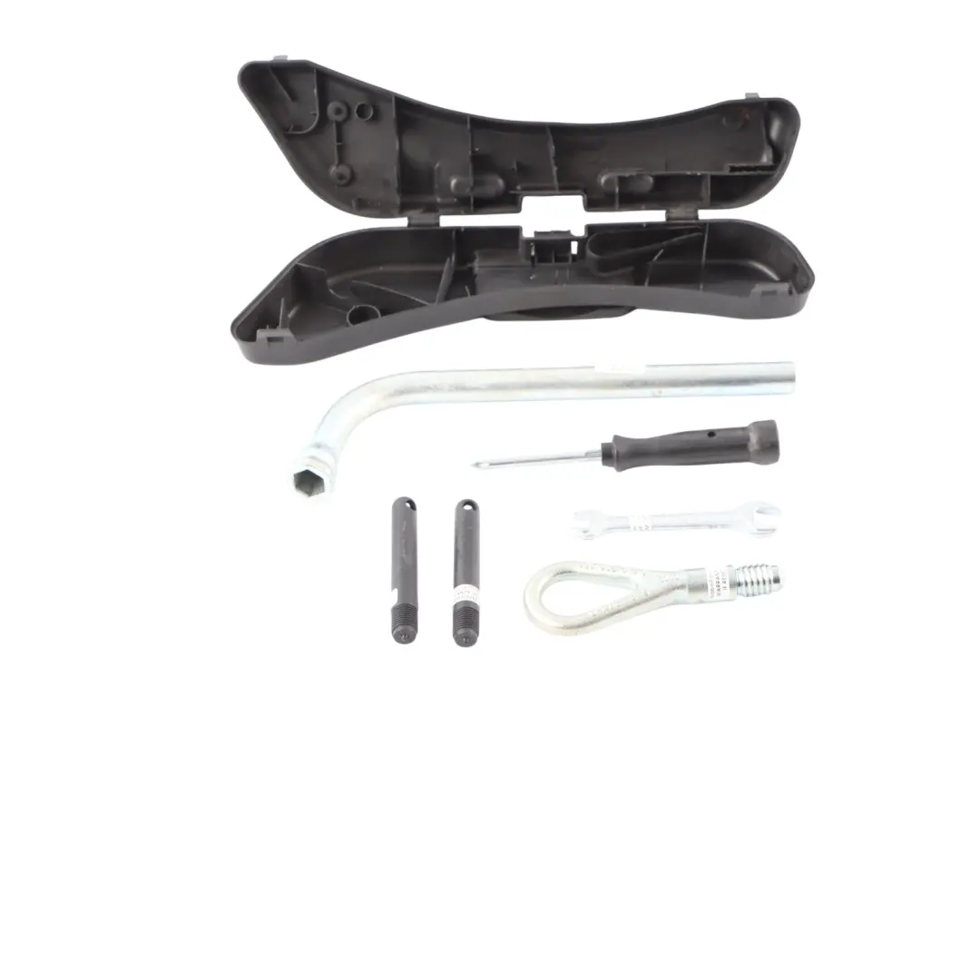Audi A4 B7 Spare Wheel Spanner Nut Tool Kit Holder Tow Eye Hook Box - SKU 8E0012111A - Part number 8E0012111A