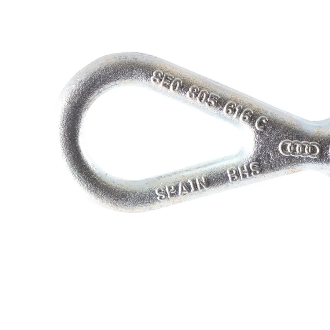 Audi A4 B7 Spare Wheel Spanner Nut Tool Kit Holder Tow Eye Hook Box - SKU 8E0012111A - Part number 8E0012111A