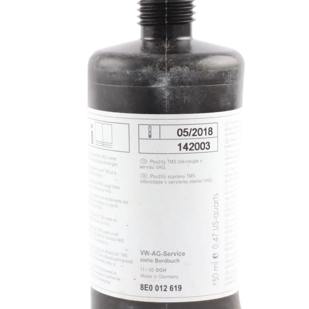 Sellador de Neumáticos VW AUDI SKODA SEAT Reparador Pinchazos Botella - SKU 8E0012619 - Número de pieza 8E0012619