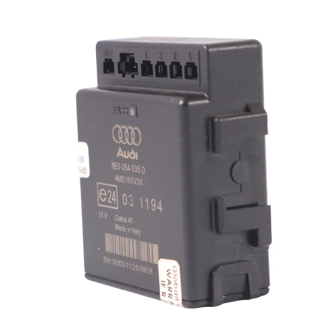 PDC Unidad Control Distancia Aparcamiento Módulo para Audi A3 8P TT 8J con número de pieza 8E0054635D Audi A3 8P TT 8J PDC Unidad Control Distancia Aparcamiento Módulo - SKU 8E0054635D - Número de pieza 8E0054635D