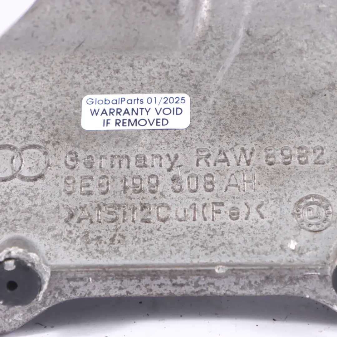 Soporte de motor derecho 2.0 TFSI Gasolina para Audi A4 B7 con número de pieza 8E0199308AH Audi A4 B7 Soporte de motor derecho 2.0 TFSI Gasolina - SKU 8E0199308AH - Número de pieza 8E0199308AH
