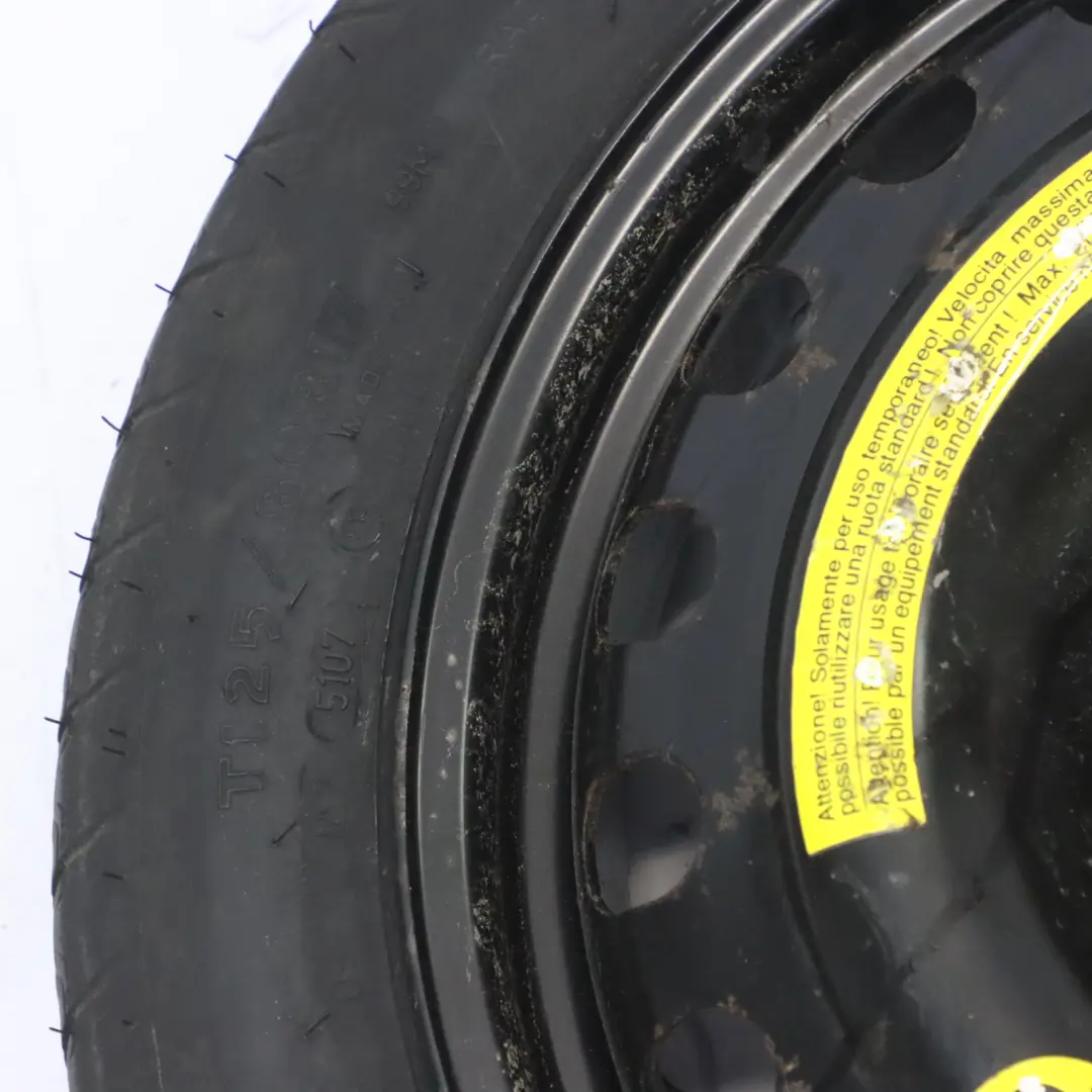 Audi A4 B7 Roue de Secours Roue Compacte Acier R17 4J Goodyear 125/80 - SKU 8E0601027C-1 - Numéro de pièce 8E0601027C