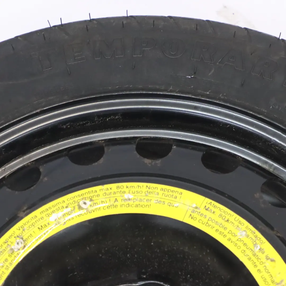 Audi A4 B7 Roue de Secours Roue Compacte Acier R17 4J Goodyear 125/80 - SKU 8E0601027C-1 - Numéro de pièce 8E0601027C
