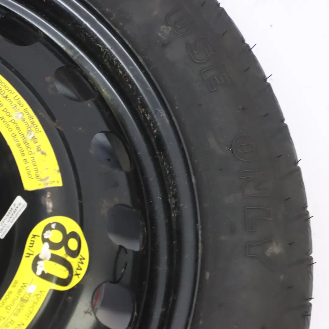 Audi A4 B7 Roue de Secours Roue Compacte Acier R17 4J Goodyear 125/80 - SKU 8E0601027C-1 - Numéro de pièce 8E0601027C