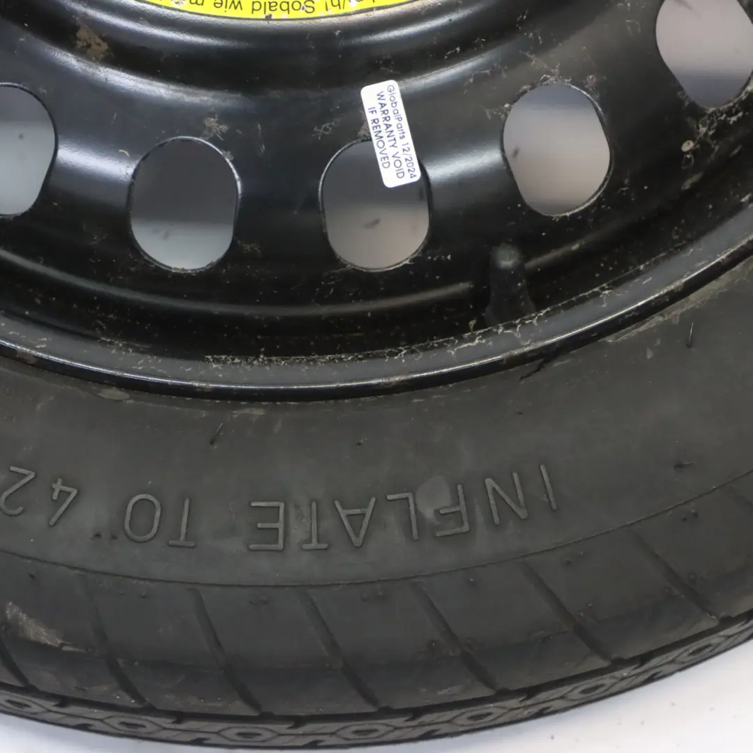 Audi A4 B7 Roue de Secours Roue Compacte Acier R17 4J Goodyear 125/80 - SKU 8E0601027C-1 - Numéro de pièce 8E0601027C