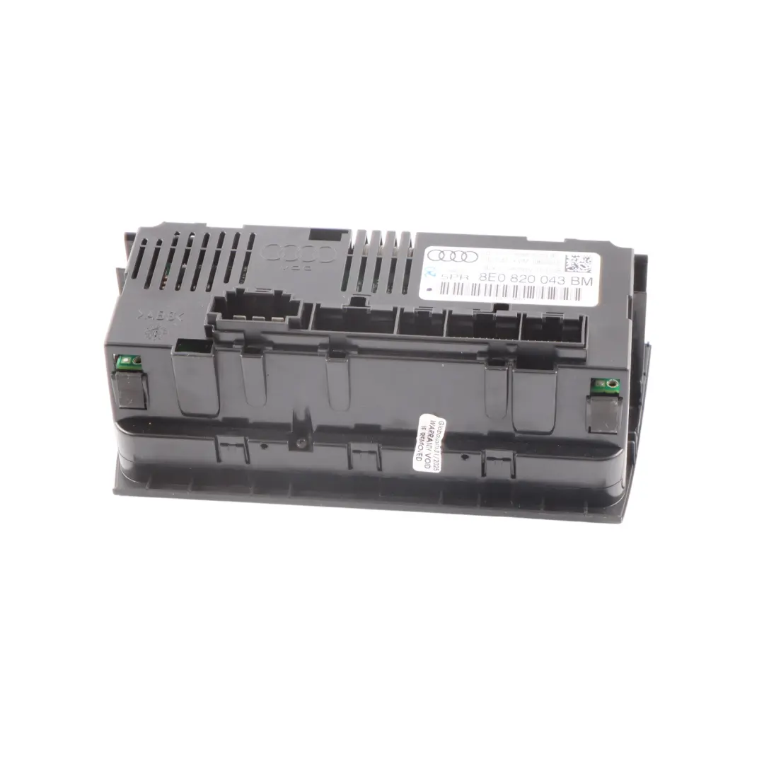 Audi A4 B7 Automatic Air Conditioning Climate Control Panel Switch - SKU 8E0820043BM - Part number 8E0820043BM