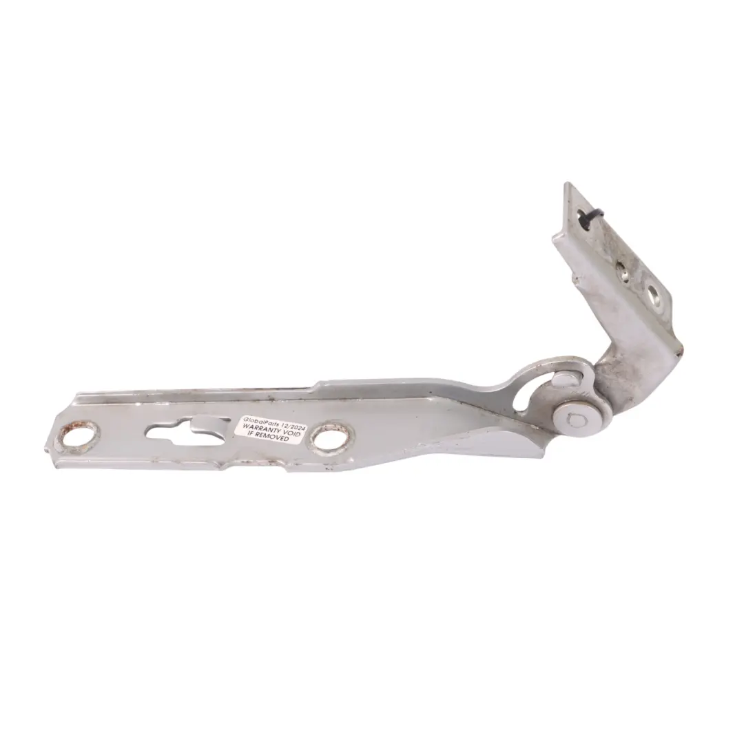 Front Hood Bonnet Hinge Left N/S Light Silver - LY7W Audi A4 B7 - SKU 8E0823301F-LS - Part number 8E0823301F