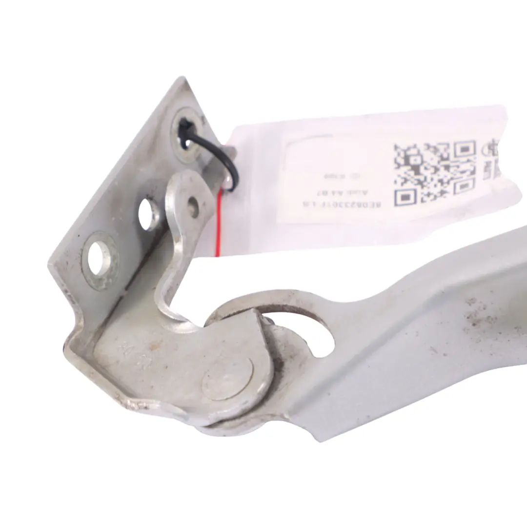Front Hood Bonnet Hinge Left N/S Light Silver - LY7W Audi A4 B7 - SKU 8E0823301F-LS - Part number 8E0823301F