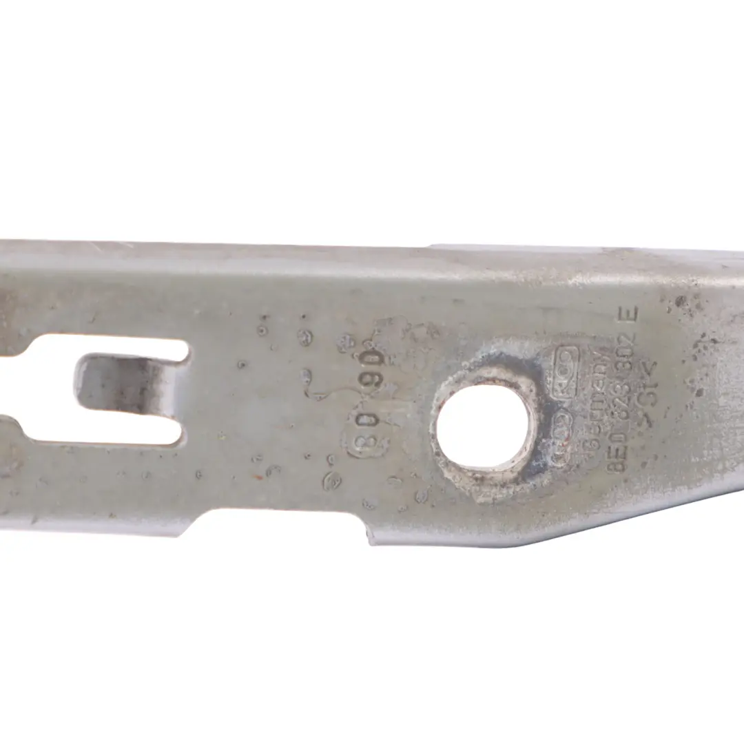 Hood Bonnet Hinge Right O/S Light Silver Metallic LY7W 8E0823302E to Audi A4 B7 with Part number 8E0823302F Audi A4 B7 Hood Bonnet Hinge Right O/S Light Silver Metallic LY7W 8E0823302E - SKU 8E0823302E-LS - Part number 8E0823302F