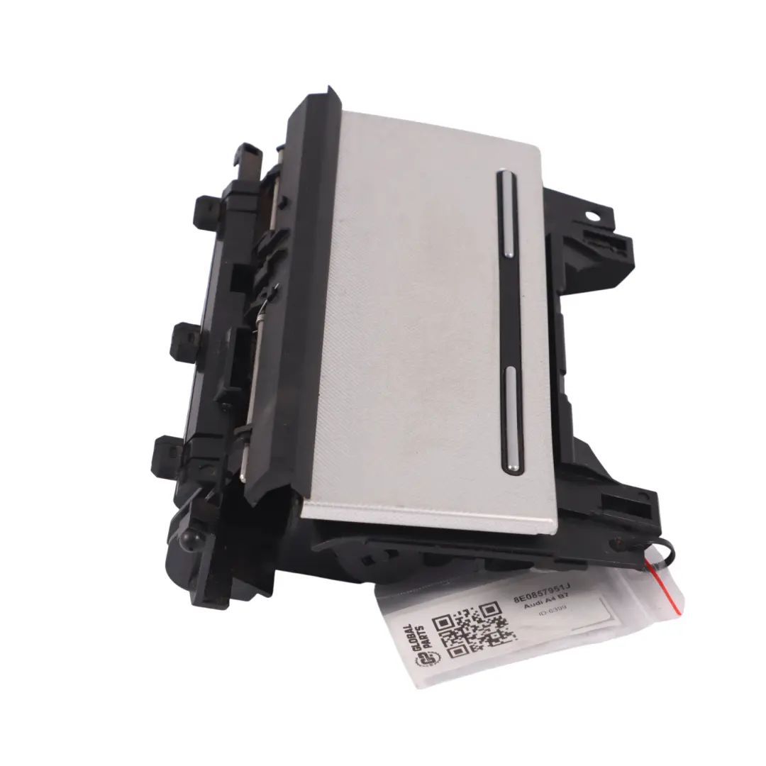 Audi A4 B7 Console Centrale Cendrier Compartiment Aluminium - SKU 8E0857951J - Numéro de pièce 8E0857951J