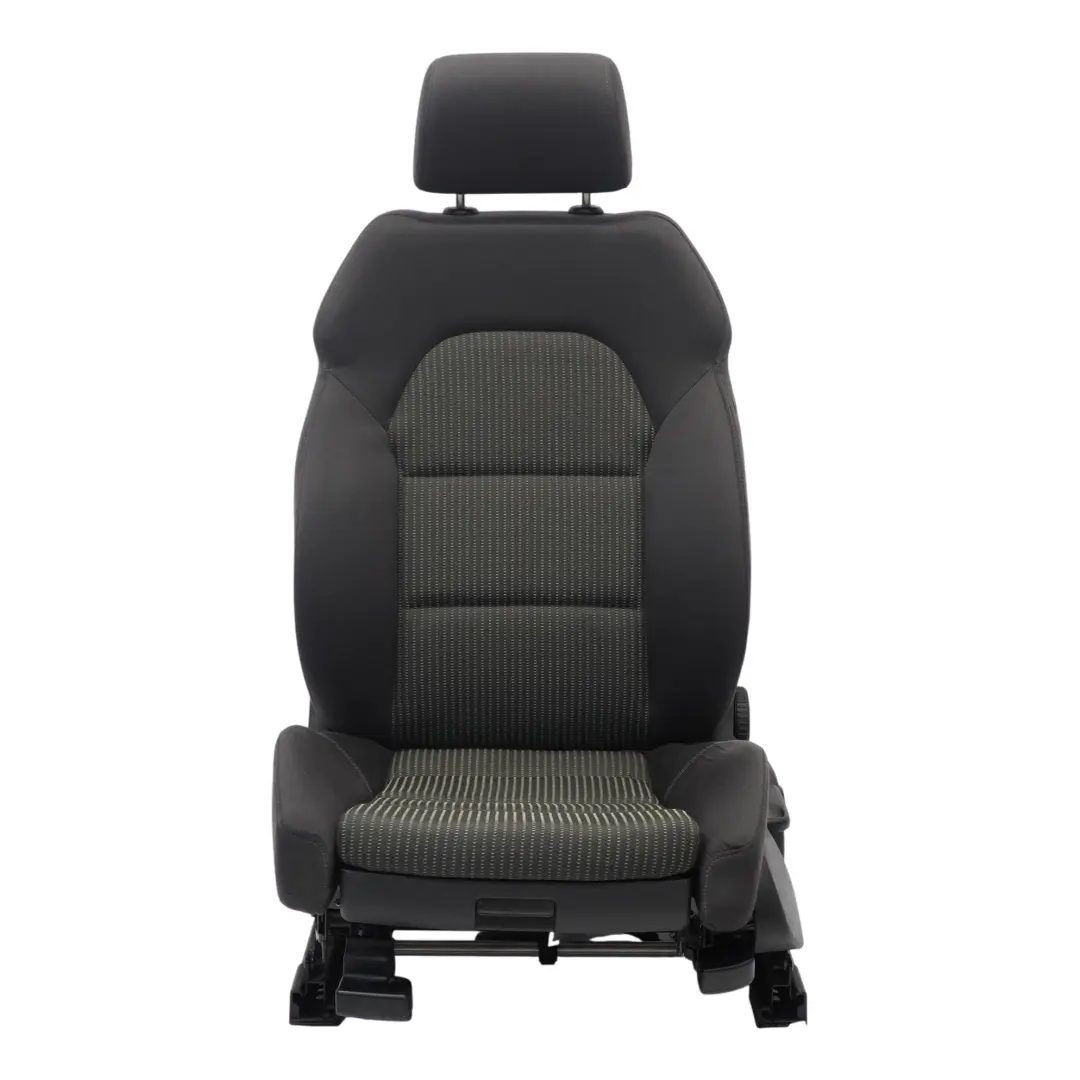 Audi A4 B7 Sport Asiento Delantero Izquierdo Tela Interior Panther Soul Negro - SKU 8E0881805Q-1 - Número de pieza 8E0881805Q
