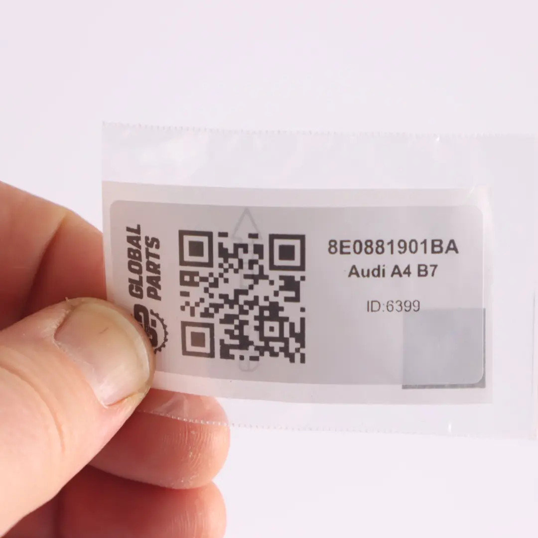 Audi A4 B7 poggiatesta sedile anteriore sinistro tessuto nero - SKU 8E0881901BA - Numero di parte 8E0881901BA