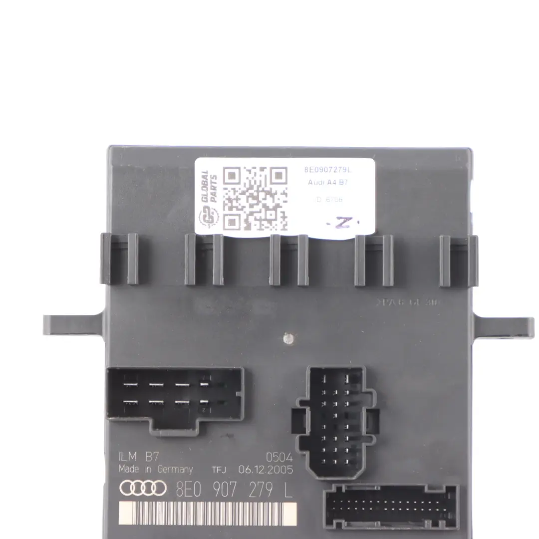 Audi A4 B7 Caja Fusibles BCM Módulo Confort Control Carrocería - SKU 8E0907279L - Número de pieza 8E0907279L
