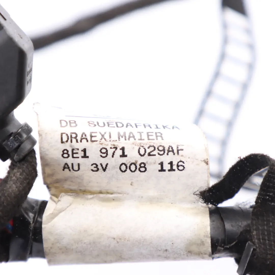 Front Door Card Wiring Harness Loom Cable Passenger Side to Audi A4 B7 with Part number 8E1971029AF Audi A4 B7 Front Door Card Wiring Harness Loom Cable Passenger Side - SKU 8E1971029AF - Part number 8E1971029AF