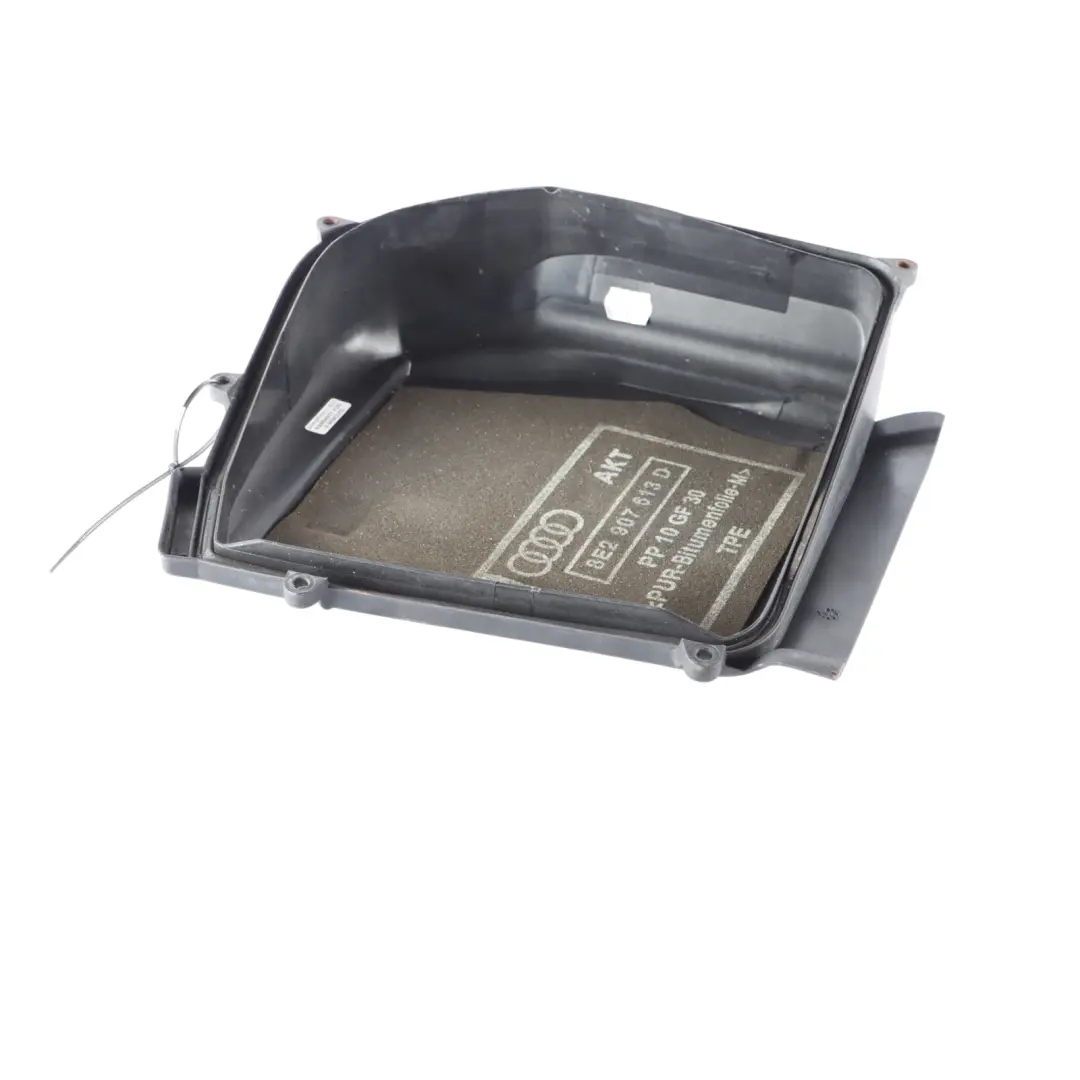 Control Unit ECU Box Top Cover Shield Trim Panel to Audi A4 B7 Engine with Part number 8E2907613D Audi A4 B7 Engine Control Unit ECU Box Top Cover Shield Trim Panel - SKU 8E2907613D - Part number 8E2907613D