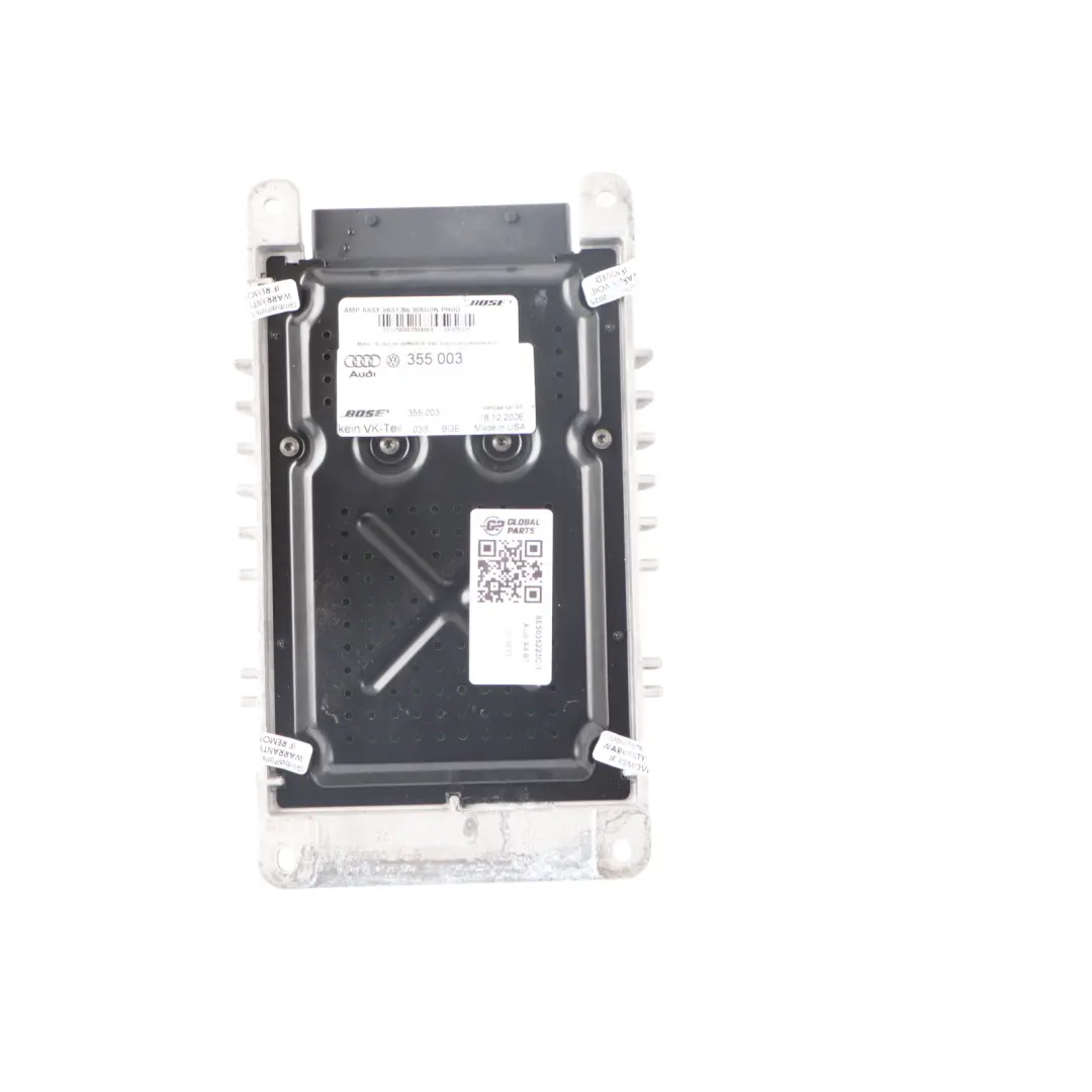 Boot Sound Booster Amplifier Stereo Bose to Audi A4 S4 B7 Avant with Part number 8E9035382E Audi A4 S4 B7 Avant Boot Sound Booster Amplifier Stereo Bose - SKU 8E9035382E - Part number 8E9035382E