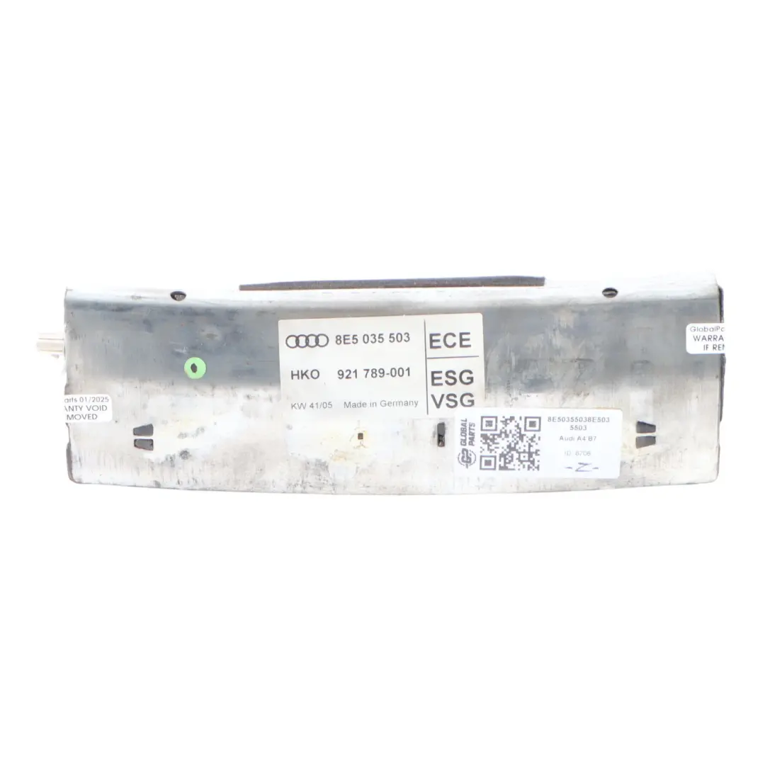 Antenna Amplifier Mobile Telephone Module Unit to Audi A4 B7 with Part number 8E5035503 Audi A4 B7 Antenna Amplifier Mobile Telephone Module Unit - SKU 8E5035503 - Part number 8E5035503