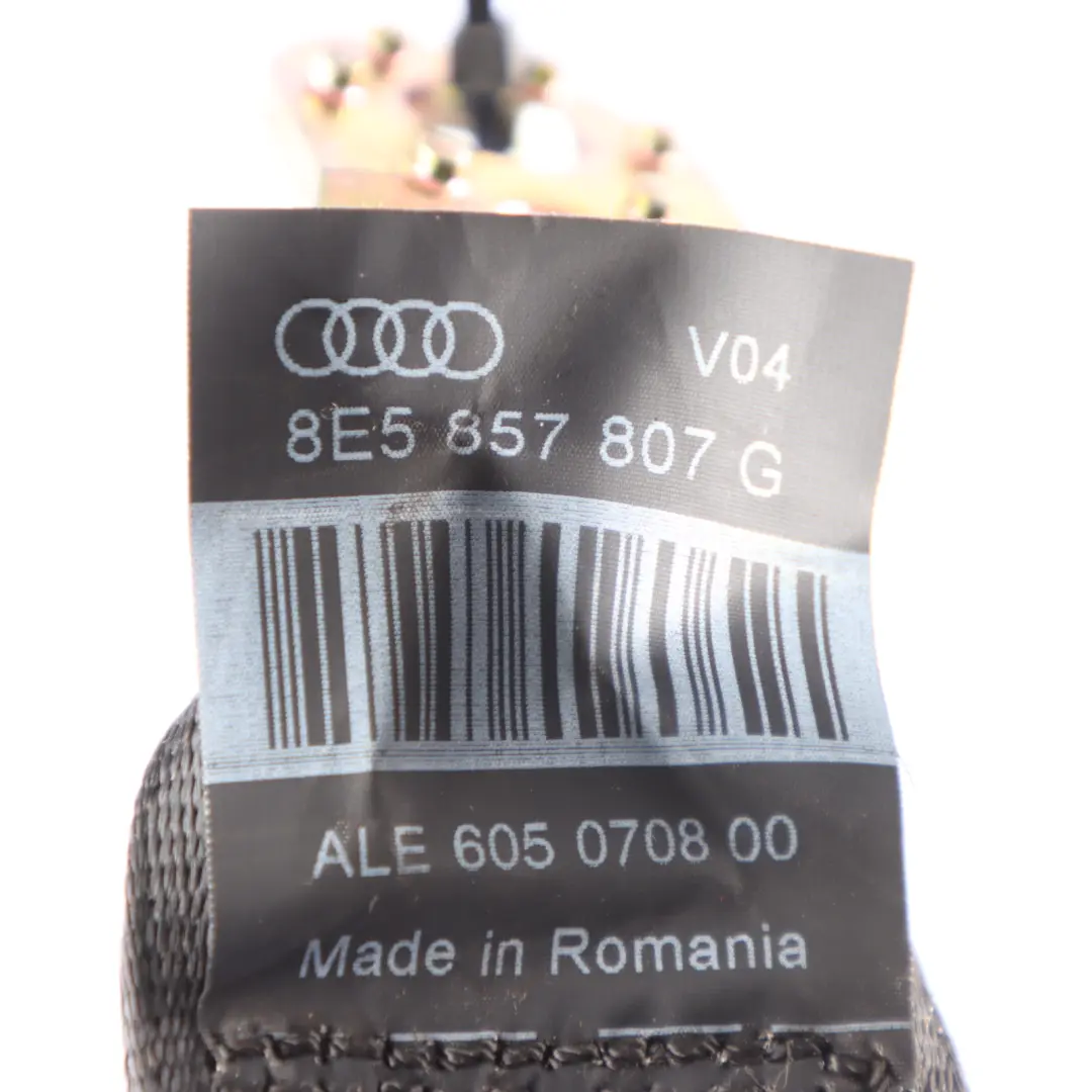 Hebilla Del Cinturón De Seguridad Central Trasero para Audi A4 B7 con número de pieza 8E5857807G Audi A4 B7 Hebilla Del Cinturón De Seguridad Central Trasero - SKU 8E5857807G - Número de pieza 8E5857807G