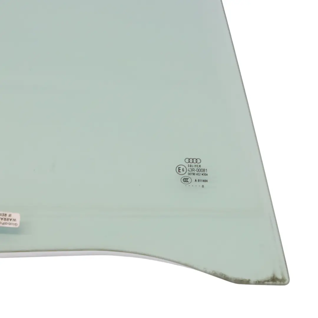 Door Window Glass Right O/S AS2 to Audi A4 B7 Avant Rear with Part number 8E9845026 Audi A4 B7 Avant Rear Door Window Glass Right O/S AS2 - SKU 8E9845026 - Part number 8E9845026